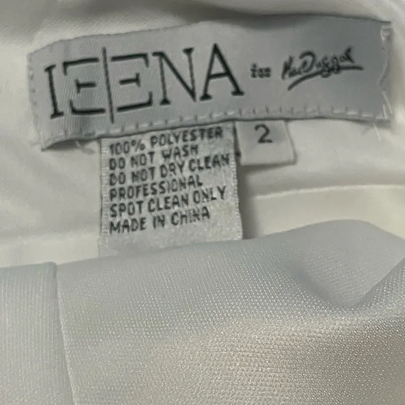 Mac Duggal/ IEENA #70161 NWT Asymmetrical Ruffle Cocktail Mini Dress Size 2 - Picture 9 of 9